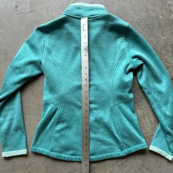 North Face Jacket Women's S Green Agave Active Softshell Coat Full Zip Fleece - Picture 6 of 9